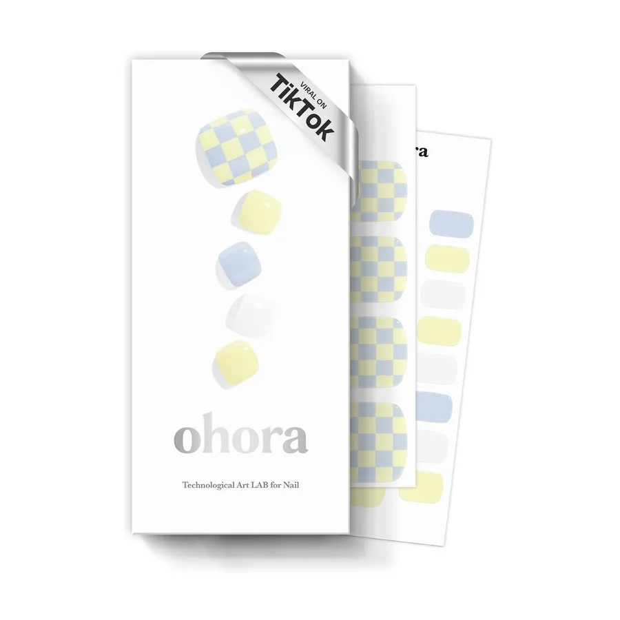 Ohora P Marble Soda Semi-Cured Gel Pedicure