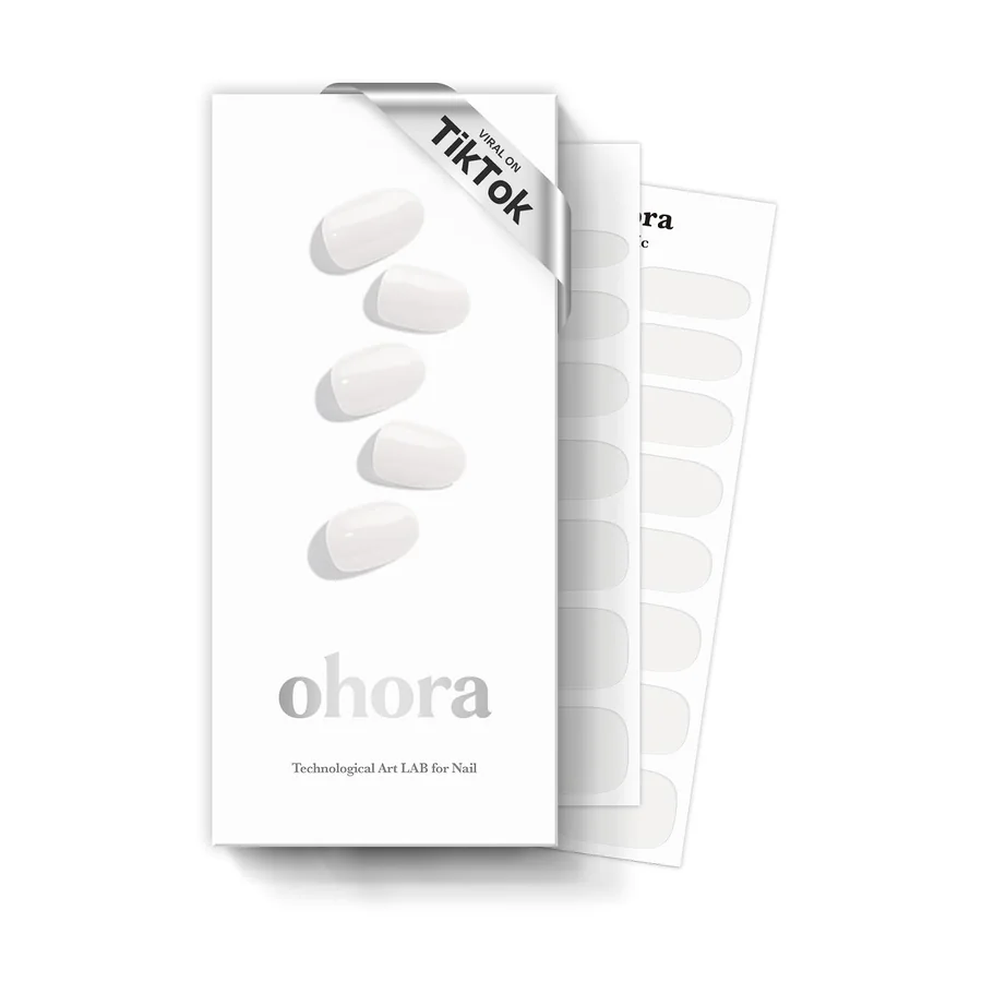 Ohora N Clean White Semi-Cured Gel Manicure