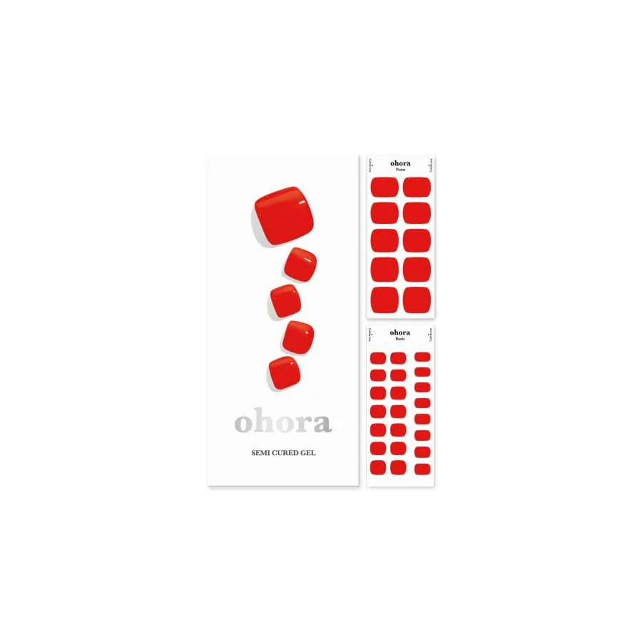 Additional view of Ohora P Blaze Semi-Cured Gel Pedicure