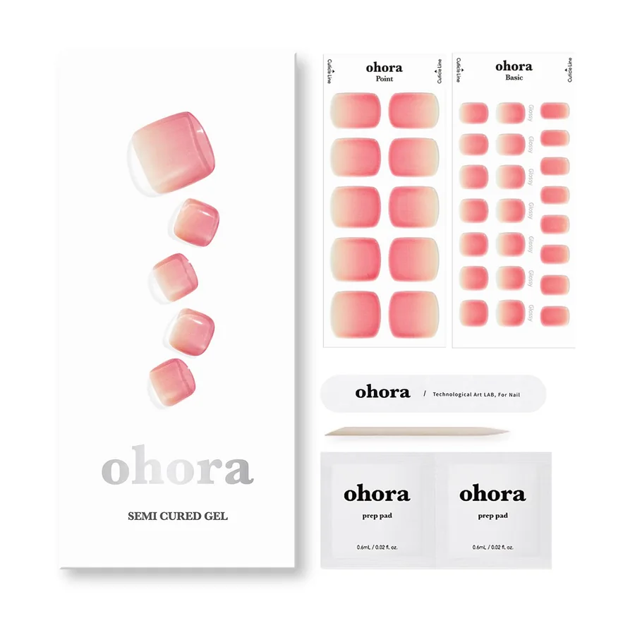 Ohora P Basic Mood Semi-Cured Gel Pedicure
