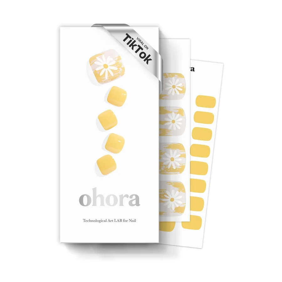Ohora P Sun Daisy Semi-Cured Gel Pedicure