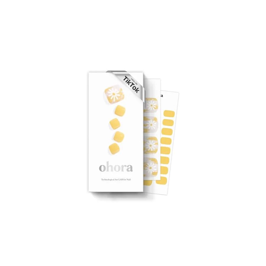 Additional view of Ohora P Sun Daisy Semi-Cured Gel Pedicure