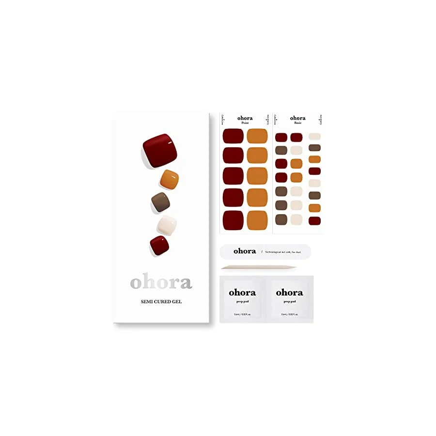 Additional view of Ohora P Maple Semi-Cured Gel Pedicure