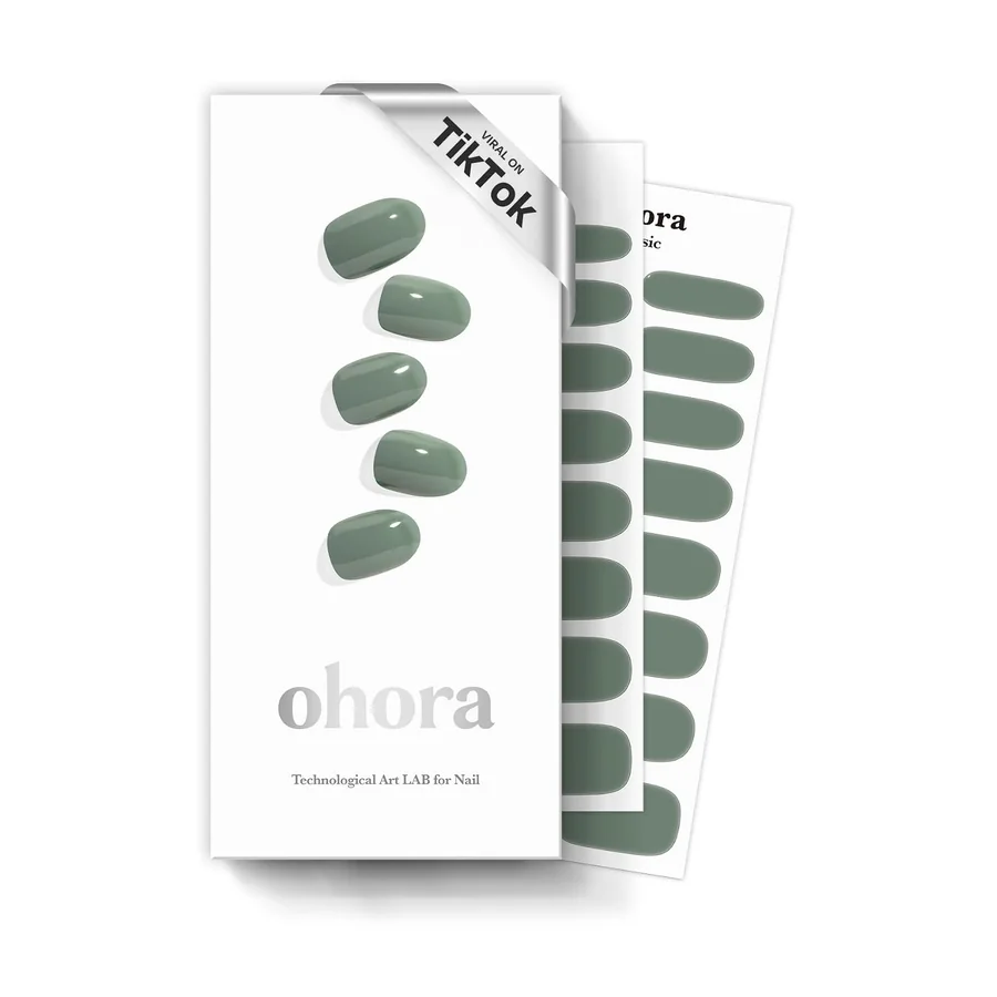Ohora N Cream Leaf Semi-Cured Gel Manicure