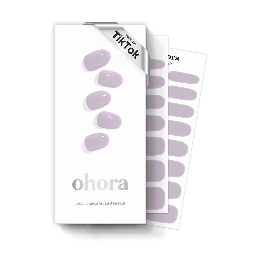 Ohora N Cream Lavender Semi-Cured Gel Manicure
