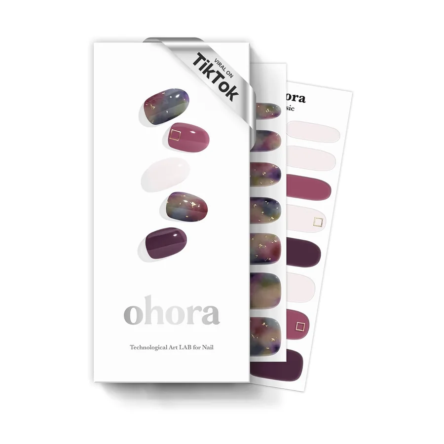 Ohora N Tie-dye Semi-Cured Gel Manicure