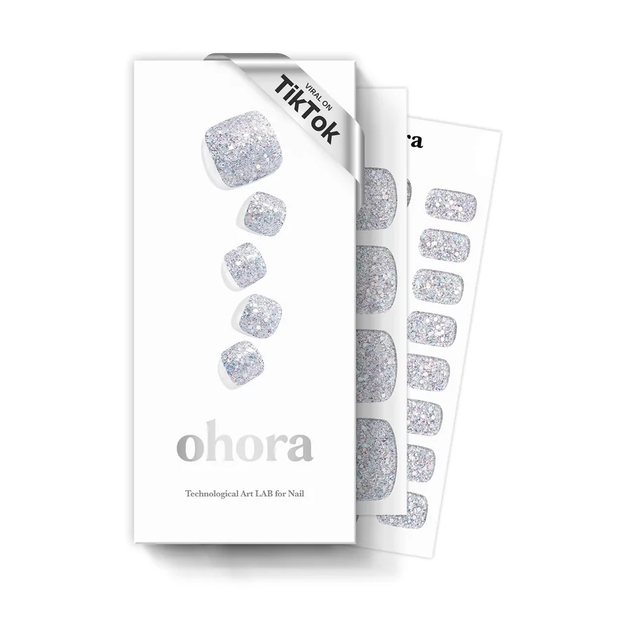 Ohora P Glitter Shower Semi-Cured Gel Pedicure