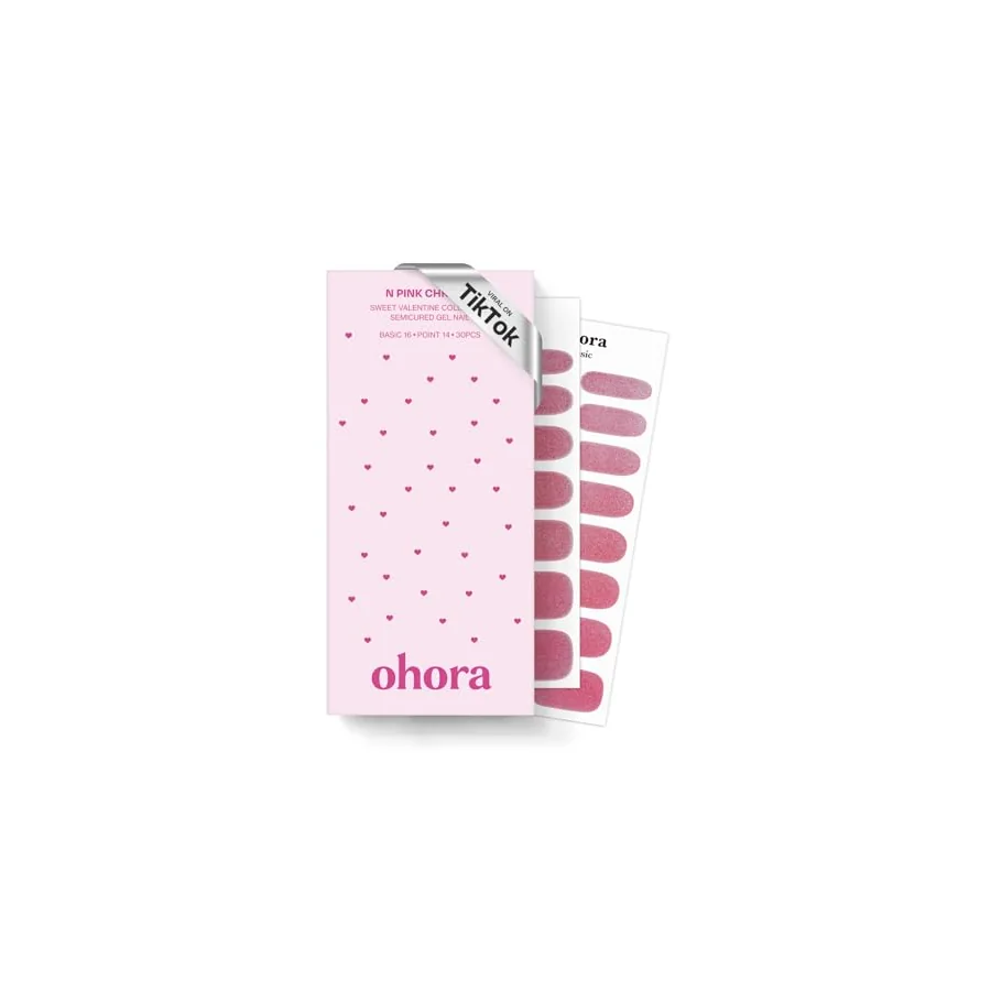 Additional view of Ohora N Pink Chrome Semi-Cured Gel Manicure