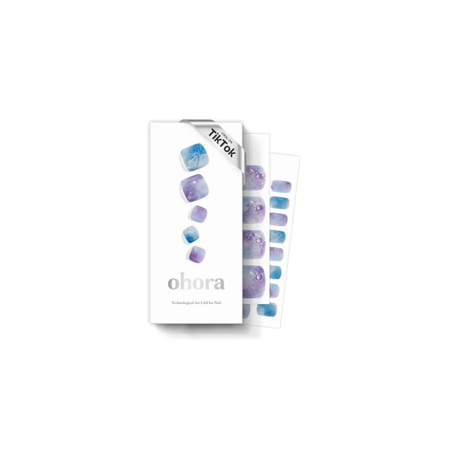 Additional view of Ohora P Ajisai Drop Semi-Cured Gel Pedicure