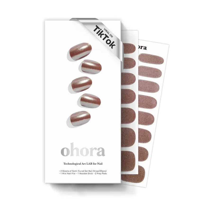Ohora N Chocolate Chrome Semi-Cured Gel Manicure