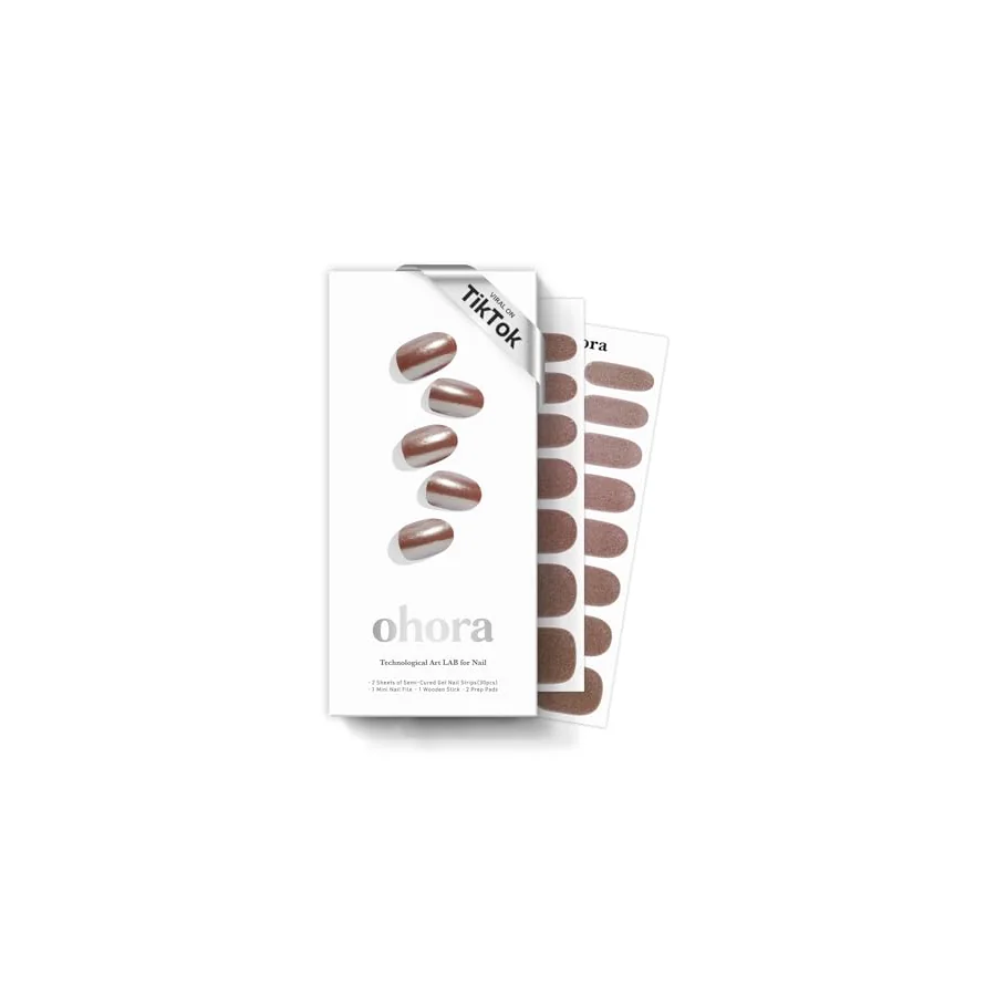 Additional view of Ohora N Chocolate Chrome Semi-Cured Gel Manicure