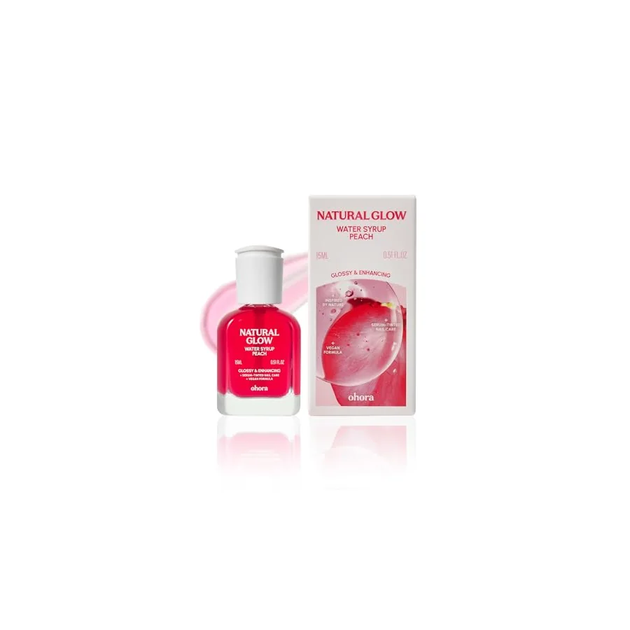 Additional view of Ohora Natural Glow Water Syrup Nail Strengthener — Peach