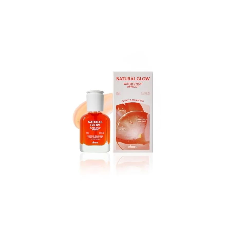 Additional view of Ohora Natural Glow Water Syrup Nail Strengthener — Apricot