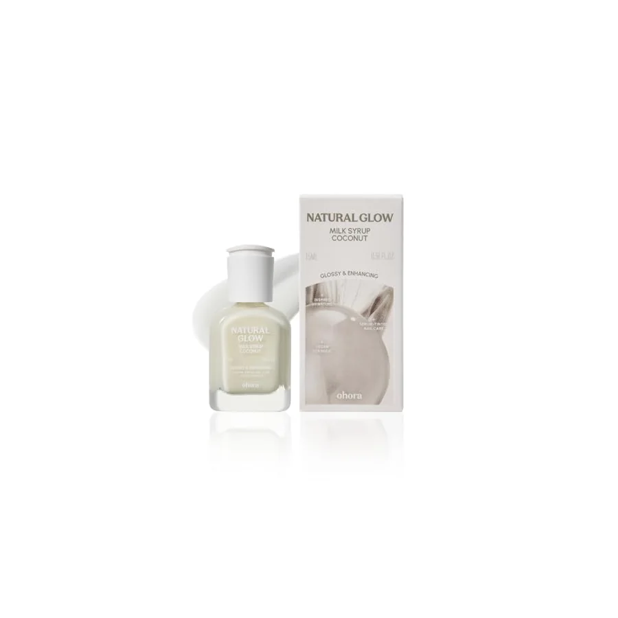 Additional view of Ohora Natural Glow Milk Syrup Nail Strengthener — Coconut