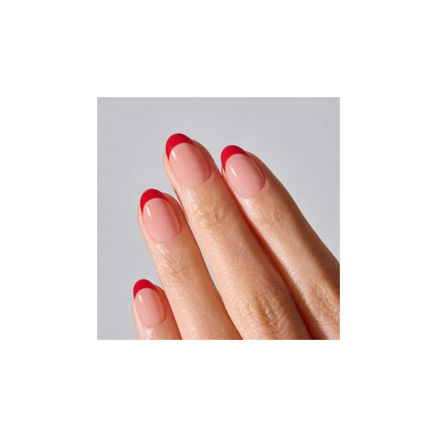 Additional view of Ohora Scarlet French Gel Press-On Nails — Short Oval