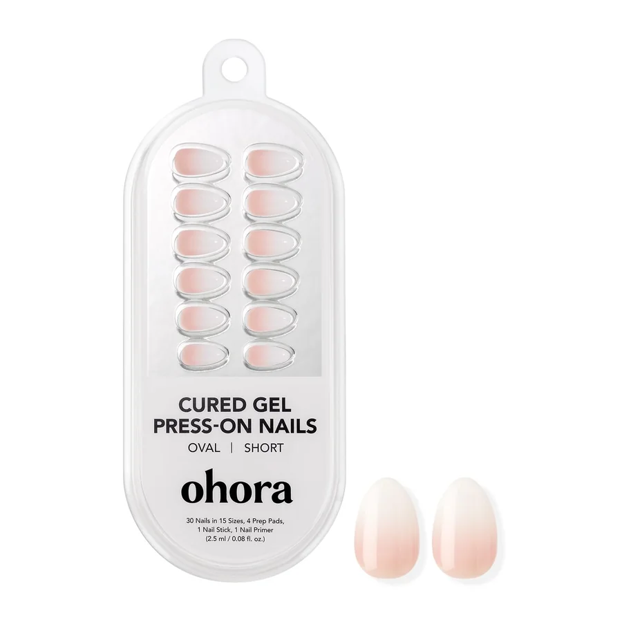 Ohora NP Soft Babyboomer Gel Press-On Nails — Short Oval