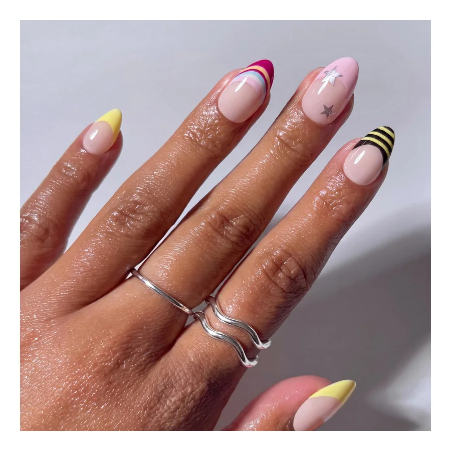 Ohora Pop & Rock Gel Press-On Nails — Medium Oval