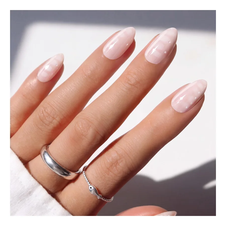 Ohora Croc Crush Gel Press-On Nails — Medium Oval
