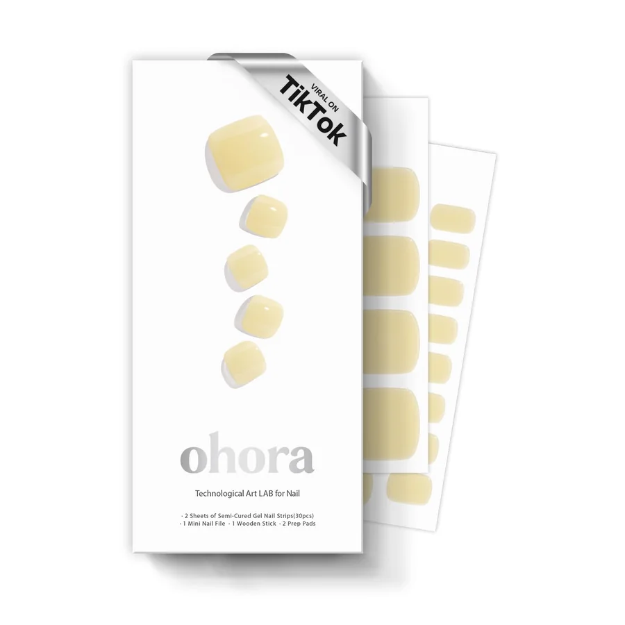 Ohora P Lemon Jelly Semi-Cured Gel Pedicure
