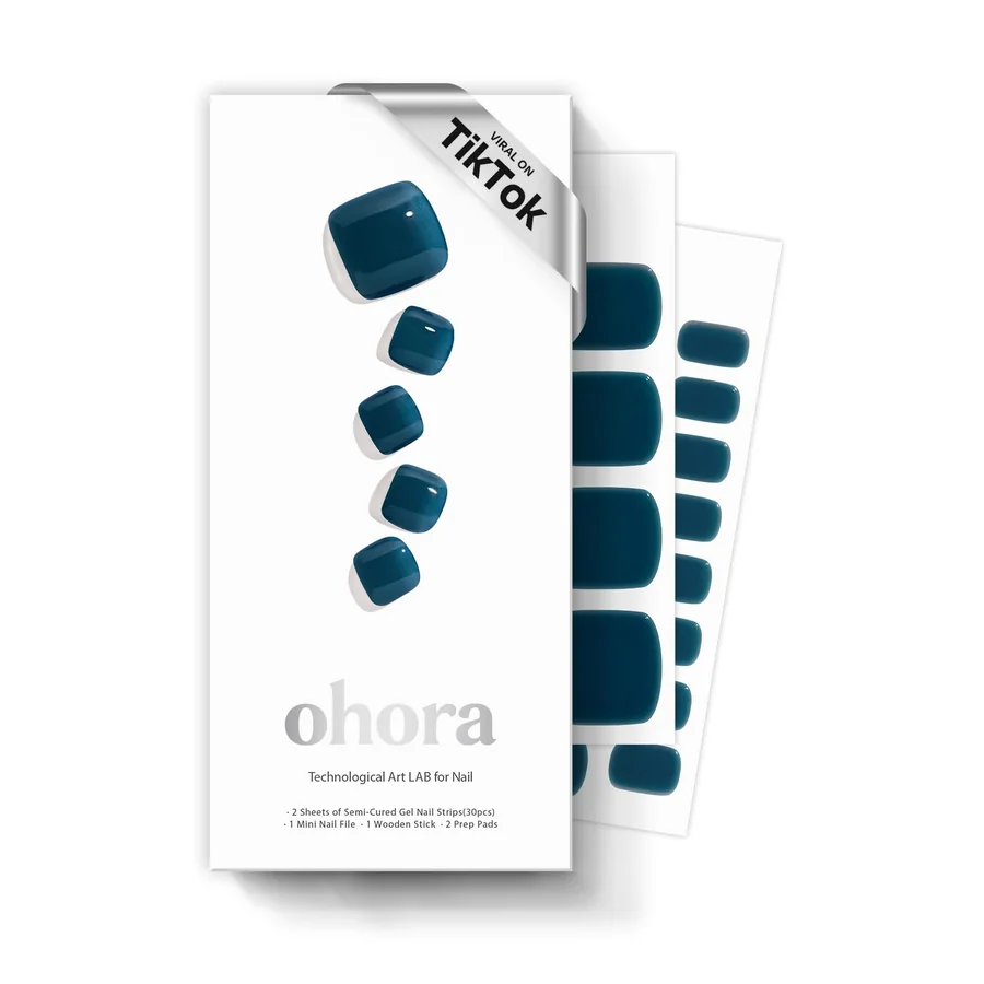 Ohora P Blueberry Jelly Semi-Cured Gel Pedicure